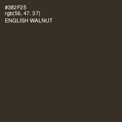 #382F25 - English Walnut Color Image